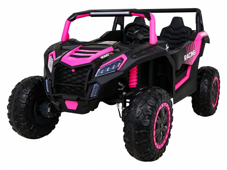Dětská elektrická Buggy ATV Racing 4x4 | 4x200W | růžová