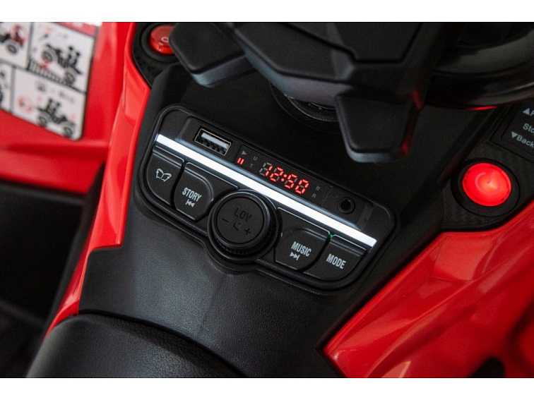 Dětská čtyřkolka CAN-AM Outlander | 180W | s dálkovým ovladačem | červená