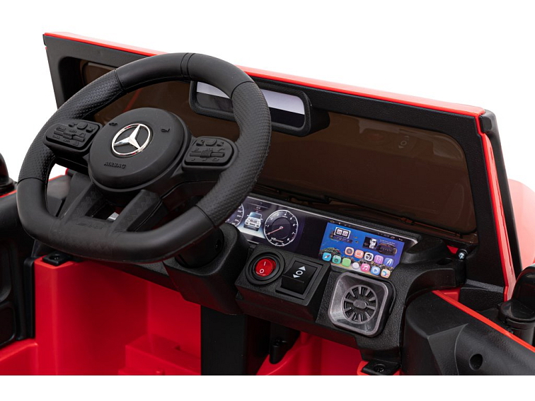 Dětské elektrické autíčko Mercedes G63 | 2x25W | červená