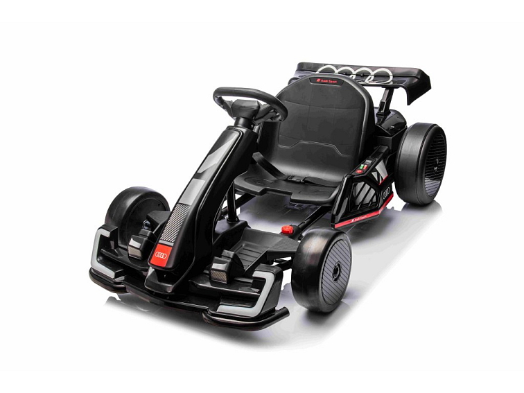 Audi elektrická driftovací motokára 2x150W | černá