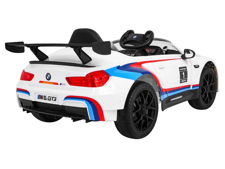 Dětské sportovní elektrické BMW M6 GT3 | bílá
