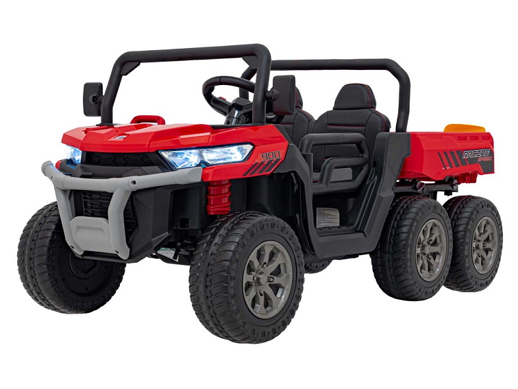 Elektrické auto buggy | šestikolka | 180W | červená