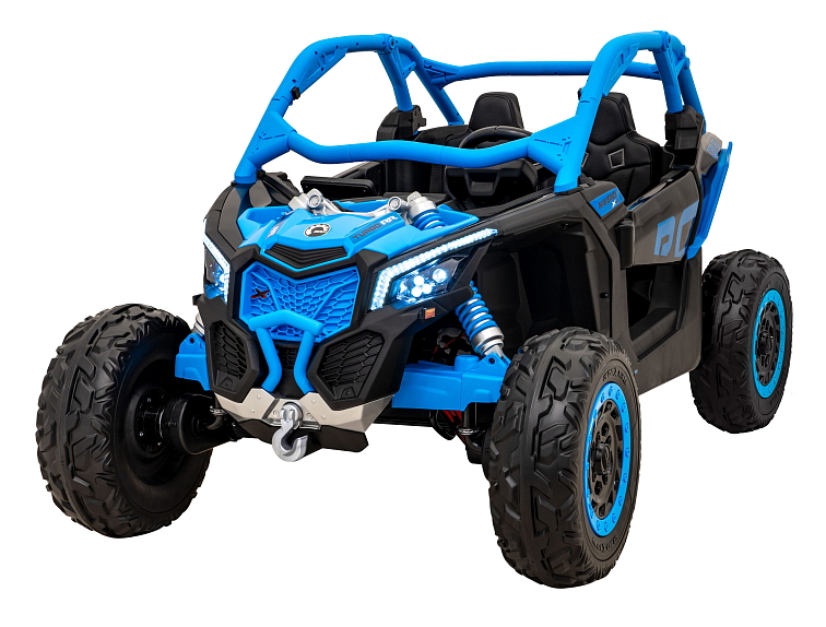 Dětská buggy CAN-AM Maverick XXL 4X200W 24V 20Ah - modrá