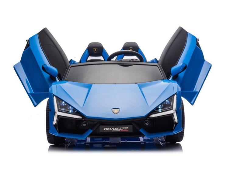 Dětské elektrické Lamborghini Revuelto XL Strong | nafukovací kola | modrá