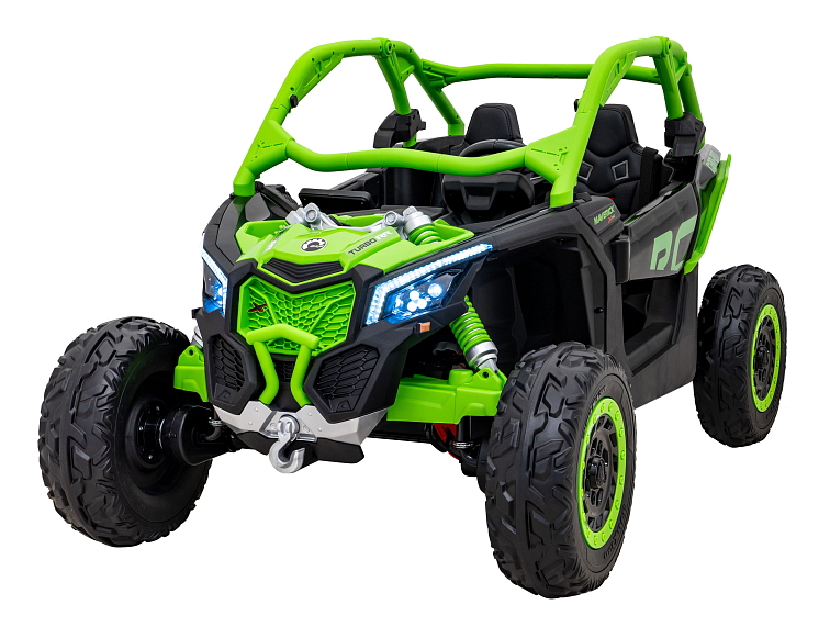 Dětská buggy CAN-AM Maverick XXL 4X200W 24V 20Ah - zelená