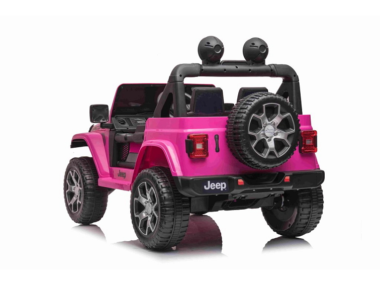 Elektrické auto pro děti Jeep Wrangler Rubicon | růžová
