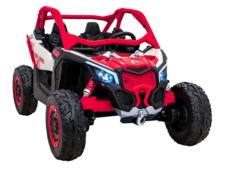Dětská buggy CAN-AM Maverick XXL 4x200W - červená