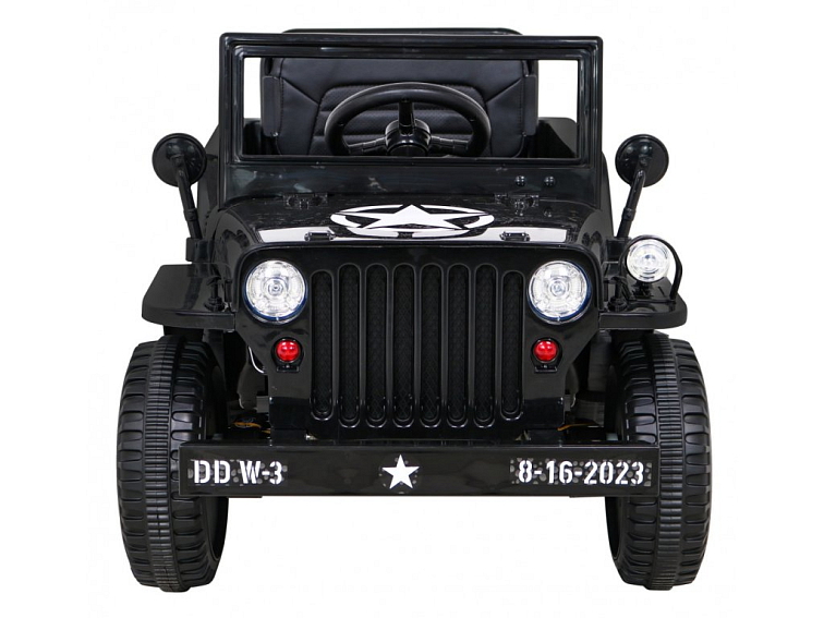 Džíp Willys 4x4 | jednomístný | 12V | černá