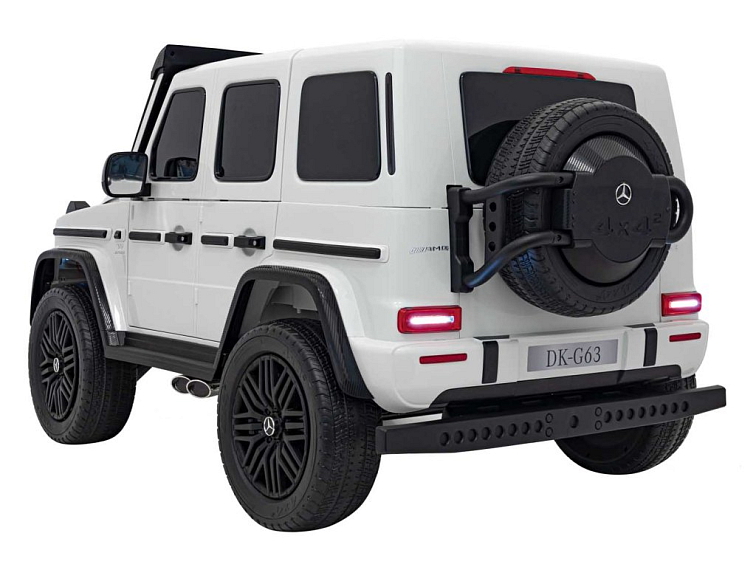 Mercedes Benz G63 AMG XXL | 4x200W | MP4 panel | bílá