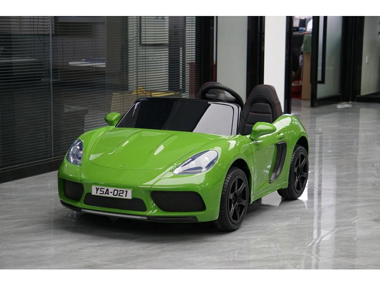 Sportovní auto Perfecta | nafukovací kola | zelená