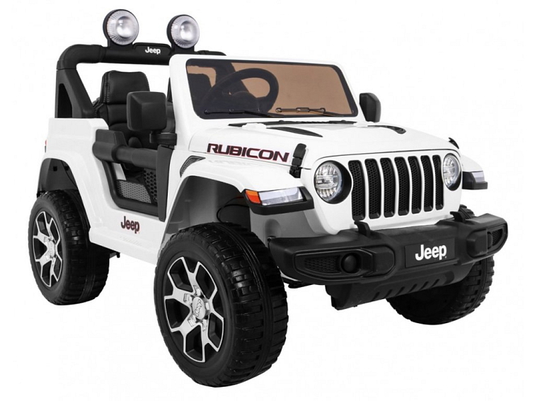 Elektrické auto pro děti Jeep Wrangler Rubicon | bílá