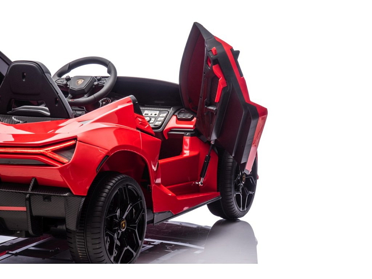 Dětské elektrické Lamborghini Revuelto XL | EVA kola | červená