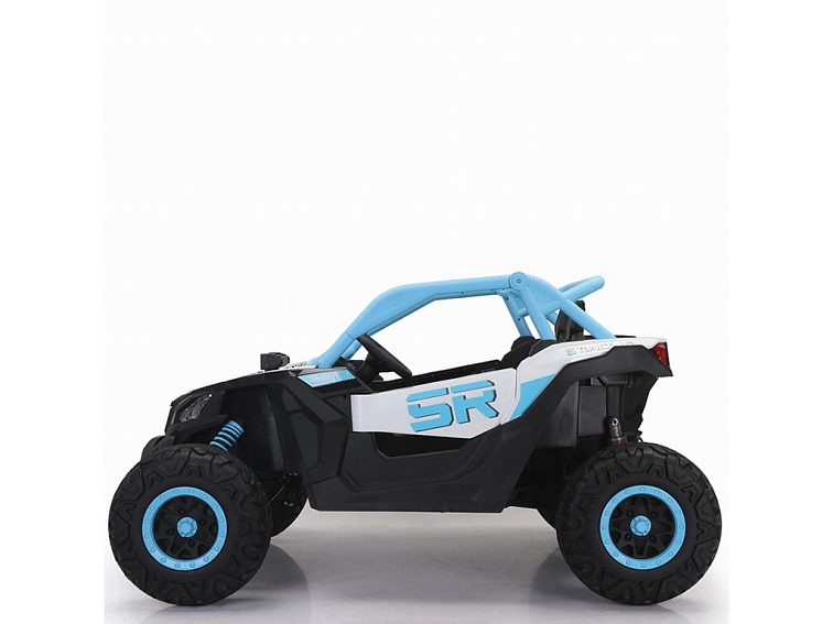 Dětská elektrická buggy SUPER 66 | 4x75W | modrá