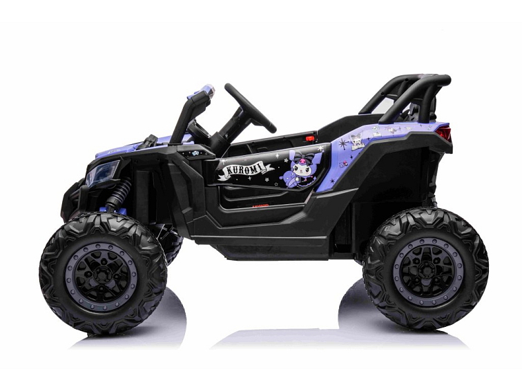 Dětská buggy licencovaná KUROMI 4x4 | 140W | fialová
