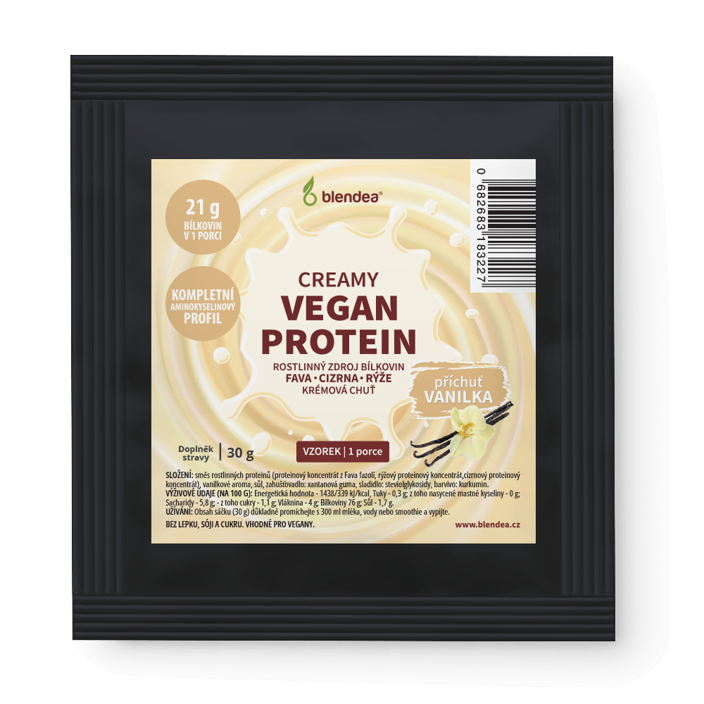 Vegan Protein krémový příchuť Vanilka 1 porce
