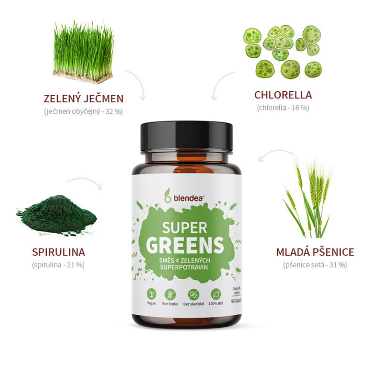 SUPERGREENS 90 kapslí