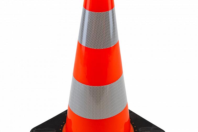 Dopravný kužeľ, reflexný, výška 500 mm