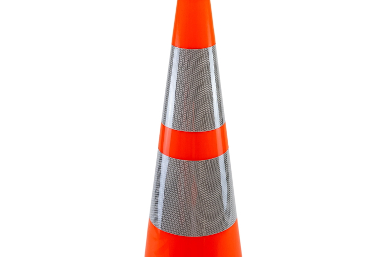 Dopravný kužeľ, reflexný, výška 750 mm