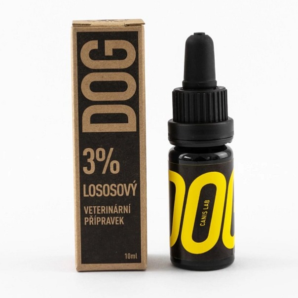 DOG 3% v lososovém oleji 10 ml - veterinární přípravek