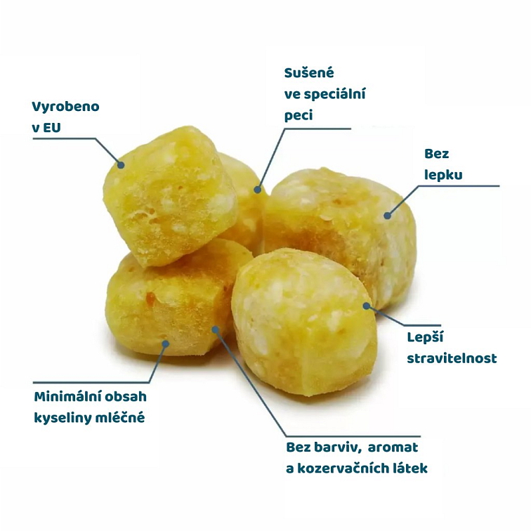 Dogsie Cheese Popcorn 45 g – Pečené Kousky Himalájské Tyčky