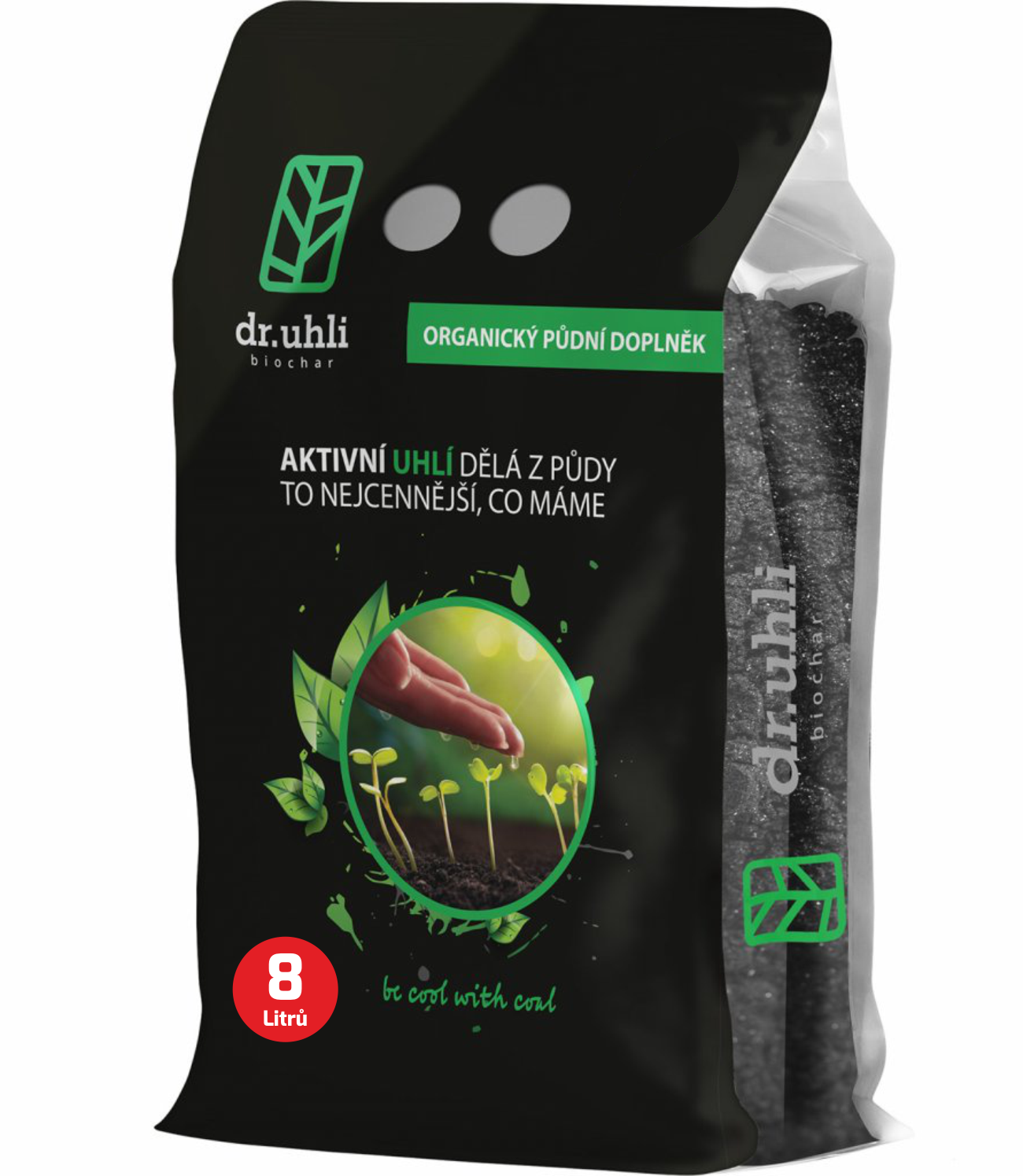 aktivní uhlí na záhony a do skleníku