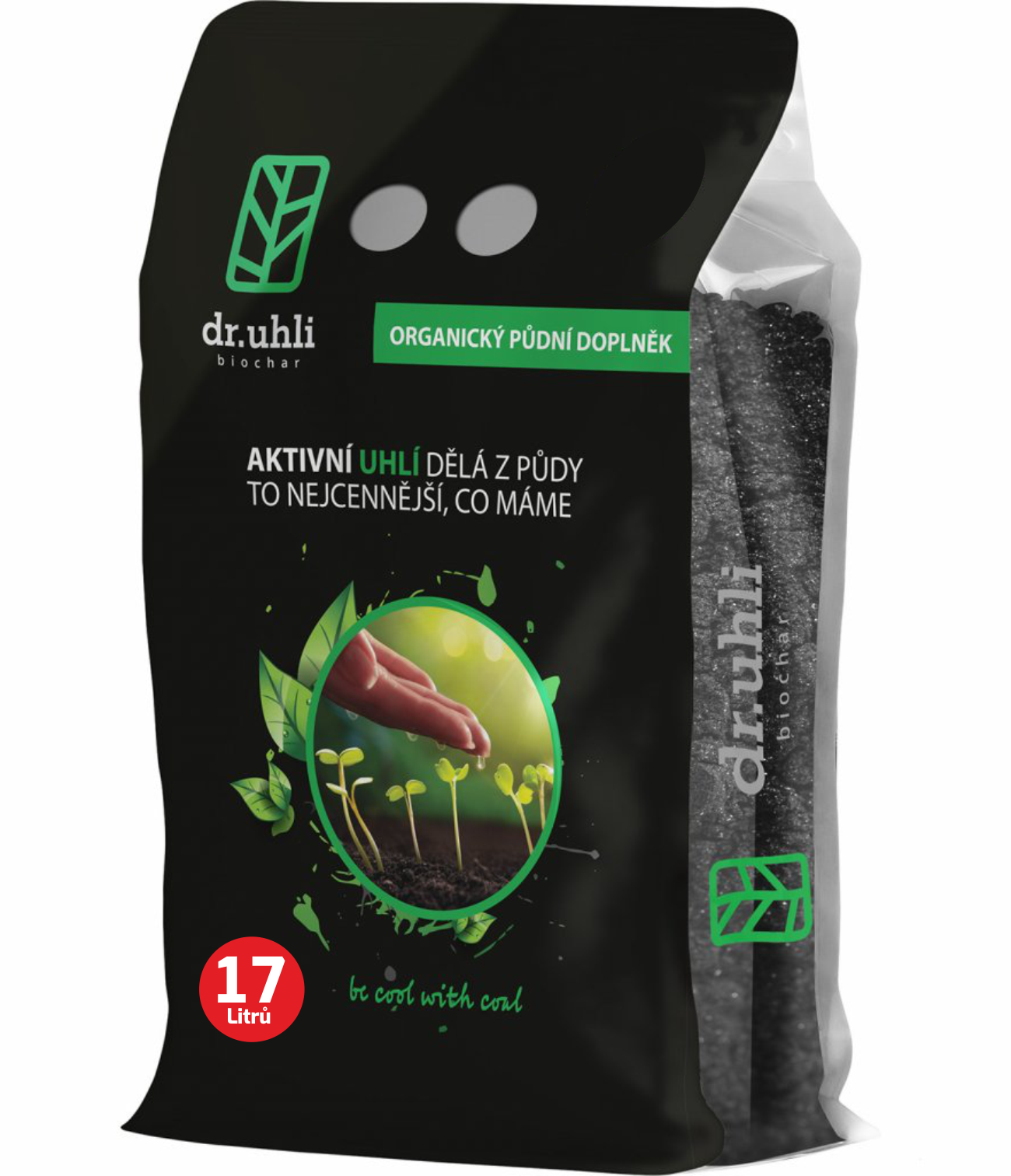 aktivní uhlí na záhony a do skleníku