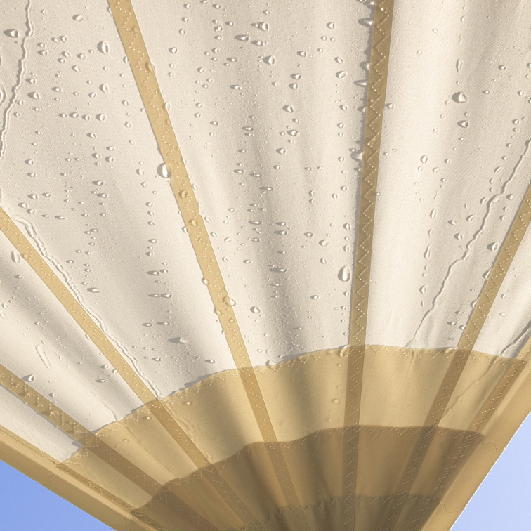 Nepremokavý obdĺžnik solaria 55km/h