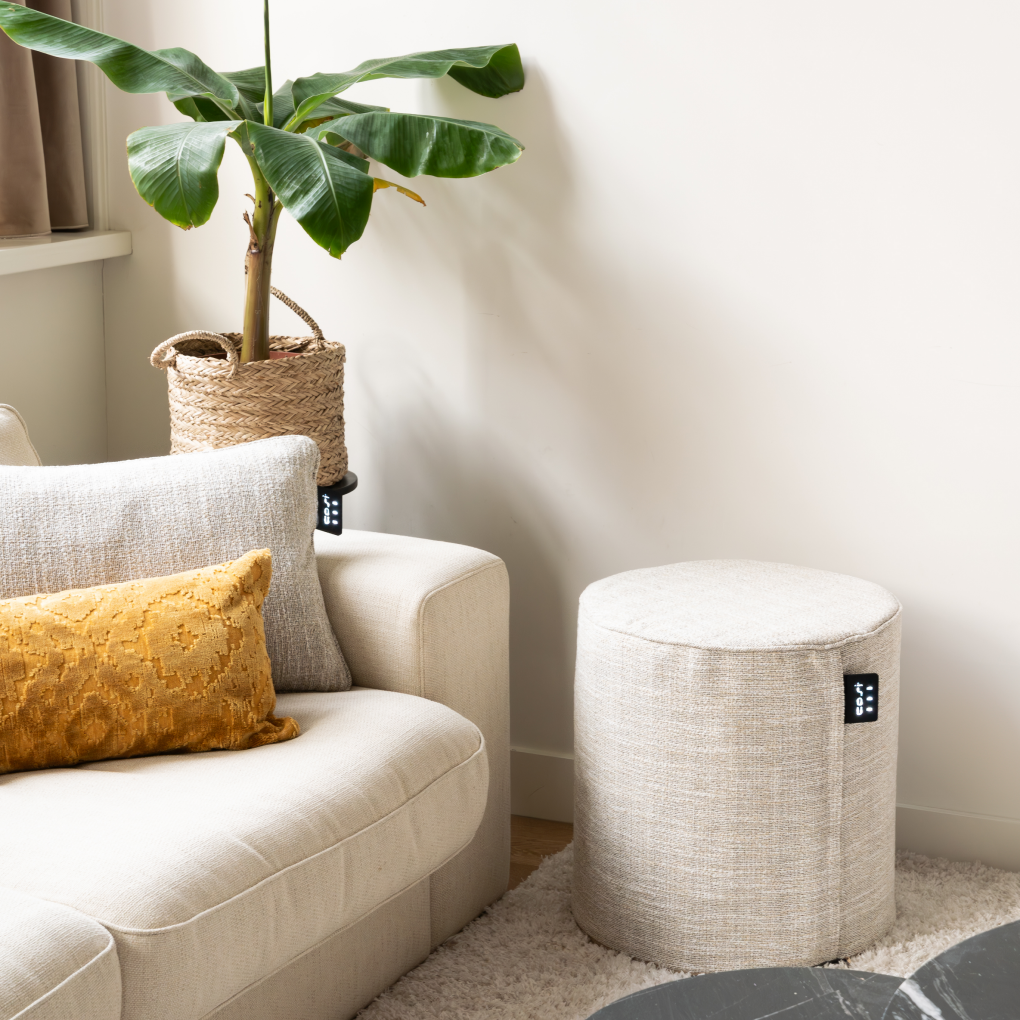 COSIPOUF výhrevná taburetka 45x45 cm