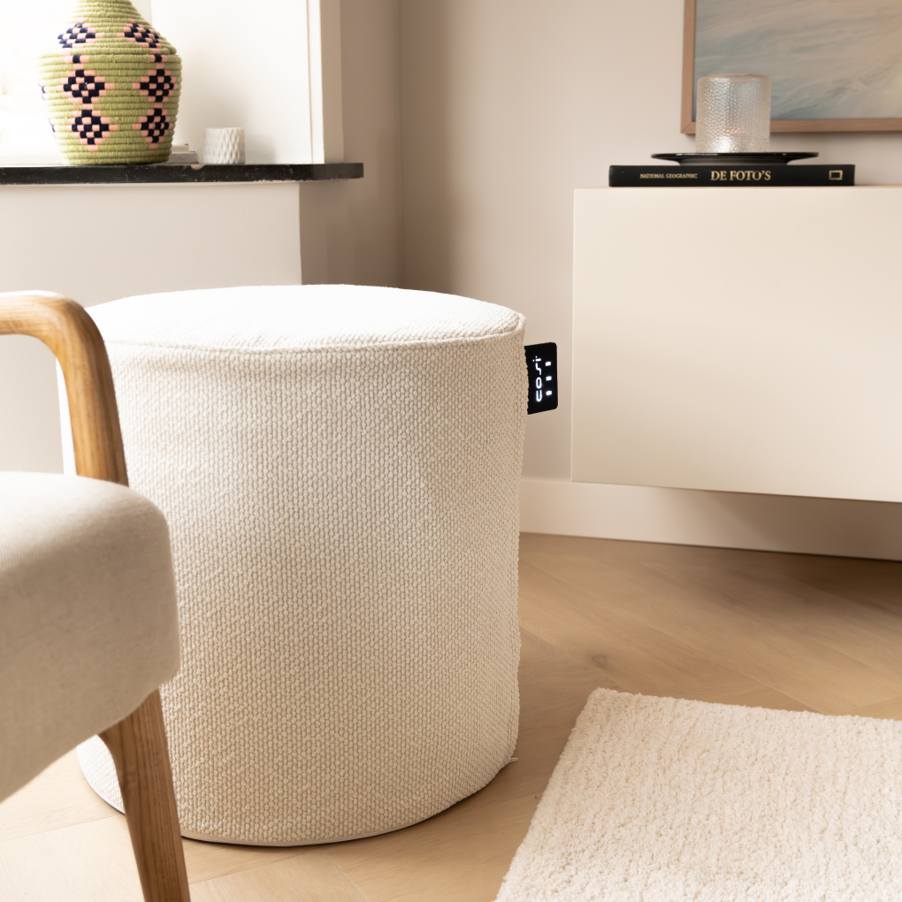 COSIPOUF výhrevná taburetka 45x45 cm