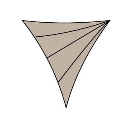 Nepremokavý Trojuholník solaria 55km/h