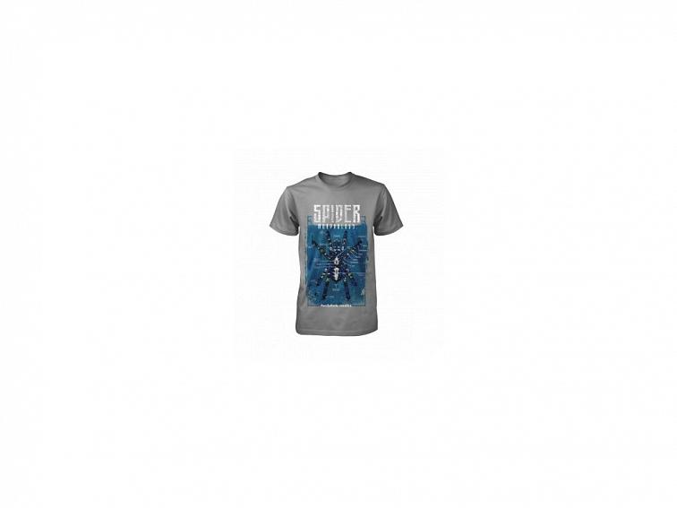 Triko pánské Spider Morphology - šedé