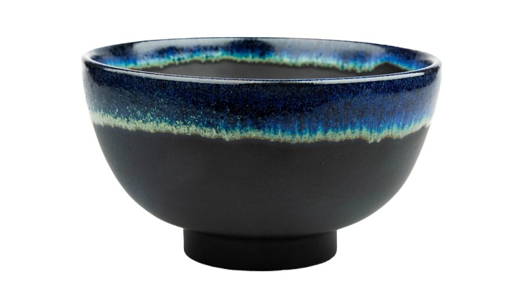 Chawan miska čierna 400ml - 10,5cm priemer