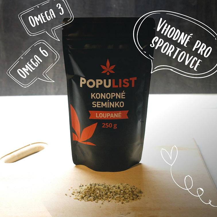 Populist Konopné semínko loupané 250g