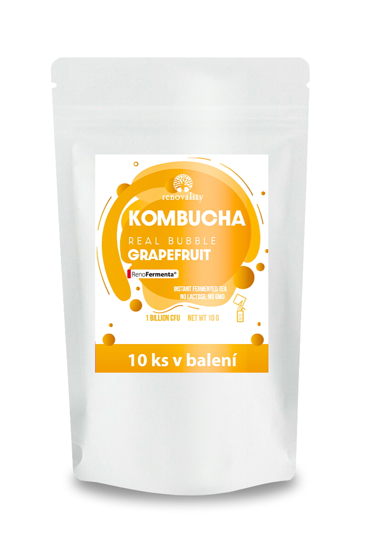 Kombucha Real Bubble Berry Mix + Grapefruit