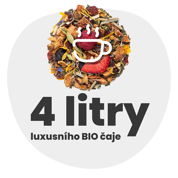 Jabĺčkové šťastie BIO čaj 100g