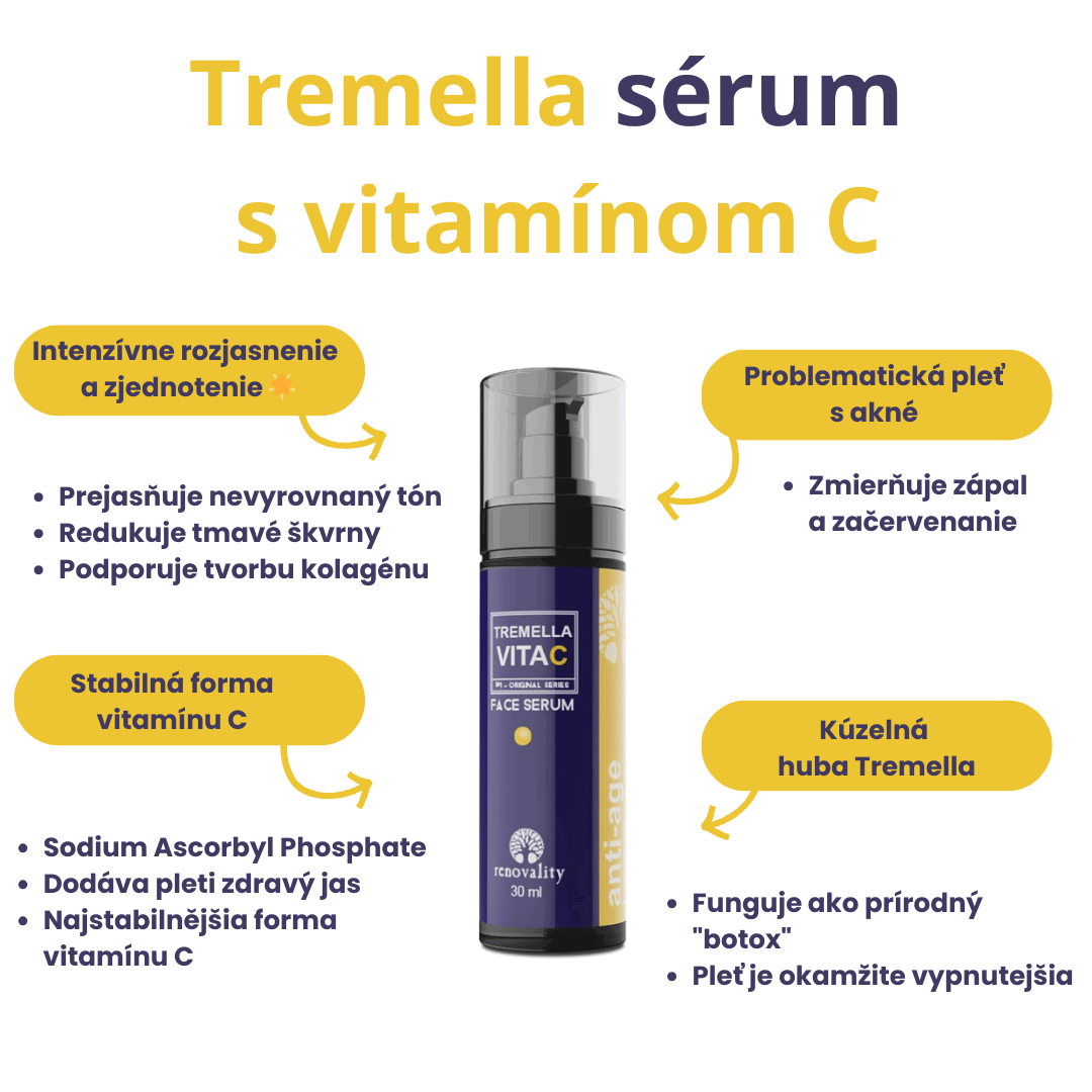 Pleť, ktorá žiari - Séra Tremella