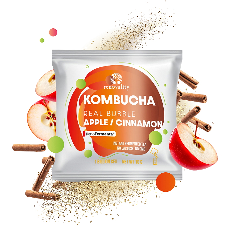 Kombucha Real Bubble Apple/Cinnamon