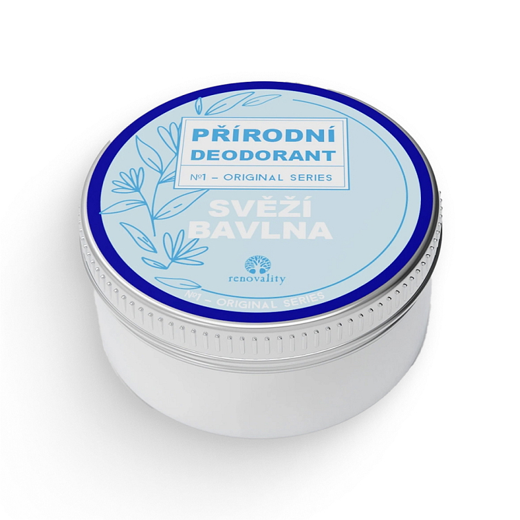 Prírodný tuhý dezodorant – Svieža bavlna 50ml