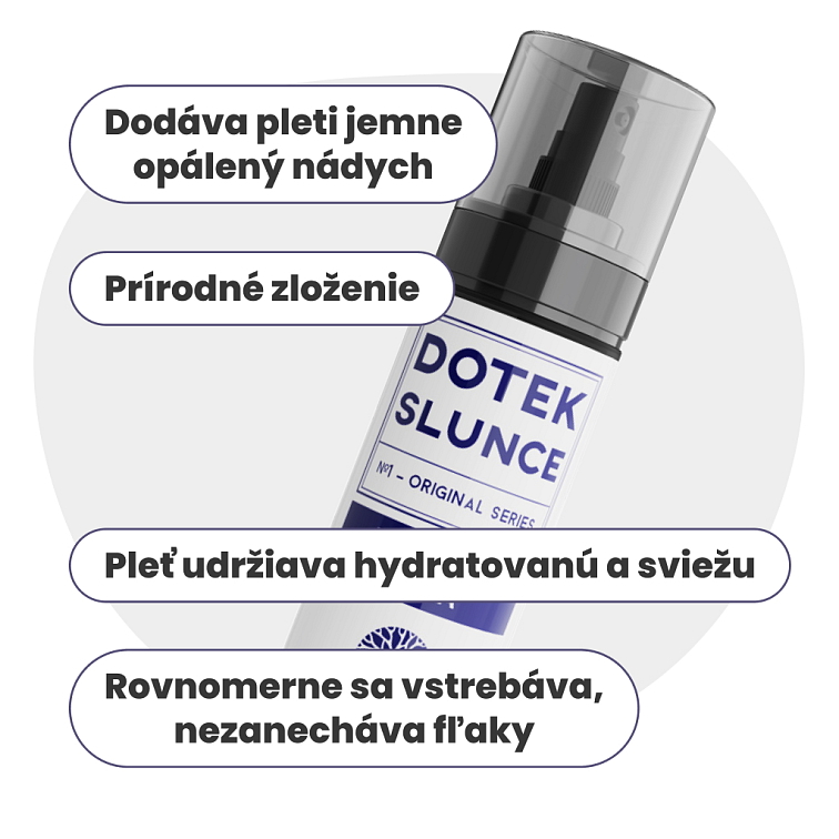 Dotyk slnka – tónovacia hmla 50 ml