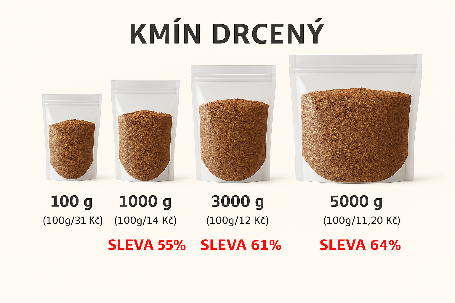 Český kmín drcený