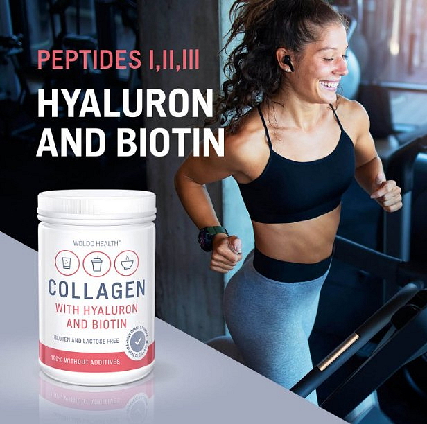 Kolagen s kyselinou hyaluronovou a biotinem, 500 g