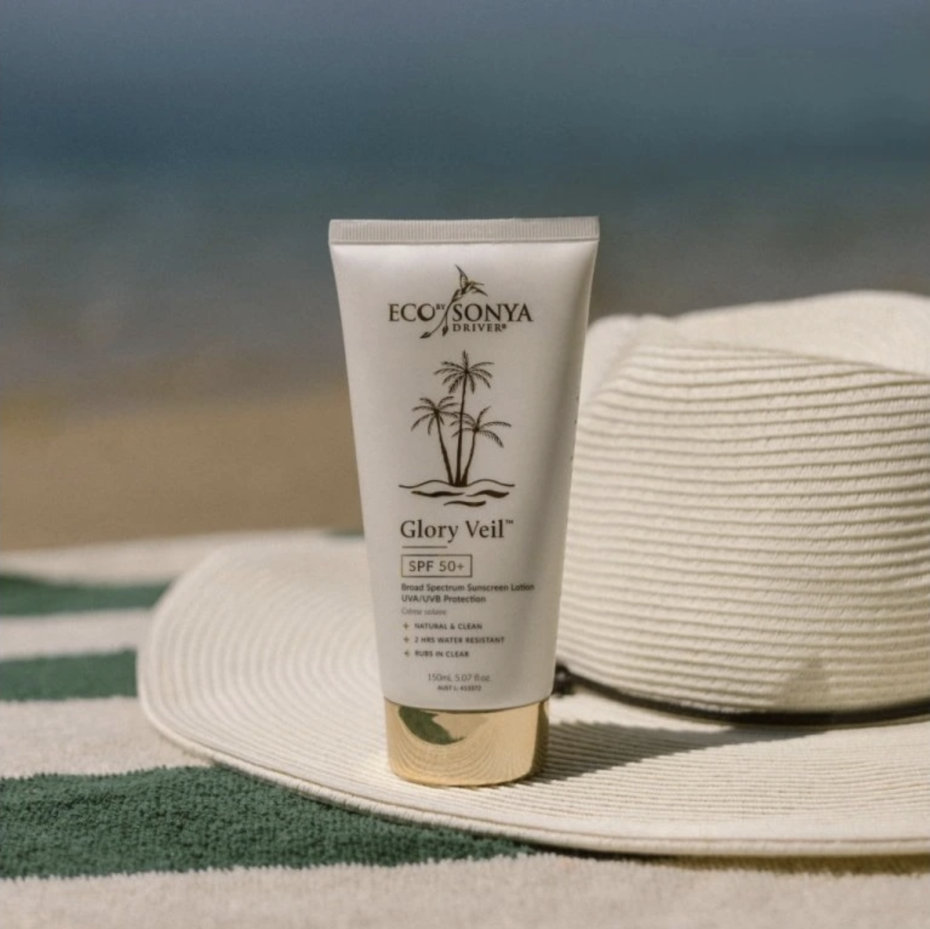 Přírodní opalovací krém Glory Veil SPF 50+, 150 ml
