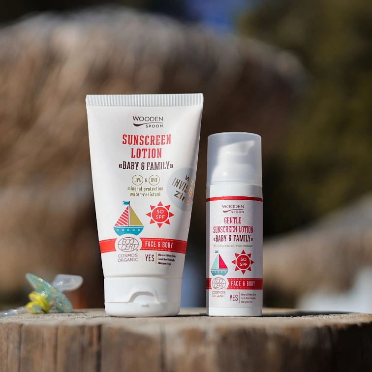 Opalovací tělové mléko Baby & Family SPF 50, 100 ml