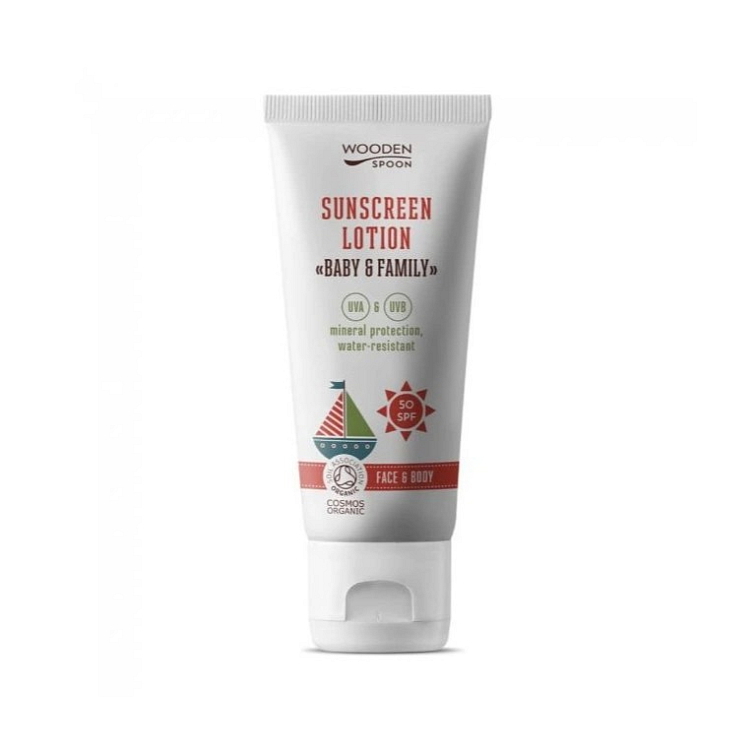 Opalovací tělové mléko Baby & Family SPF 50, 100 ml