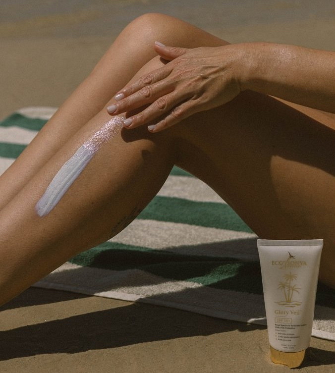 Přírodní opalovací krém Glory Veil SPF 50+, 150 ml