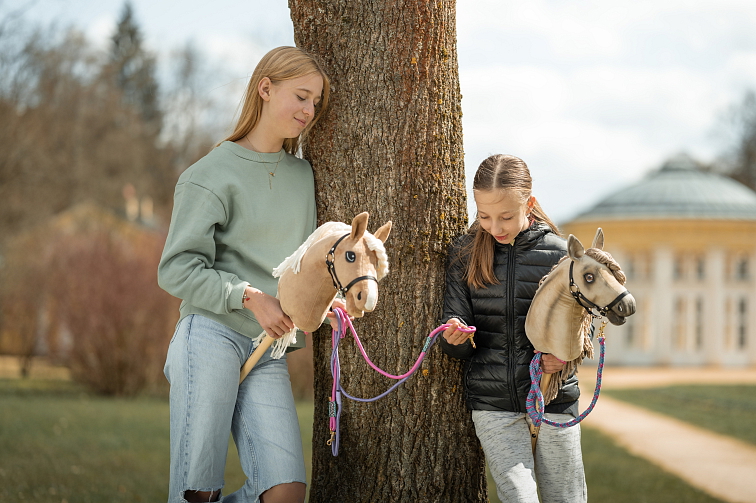 Hobby Horse Smart s černou ohlávkou