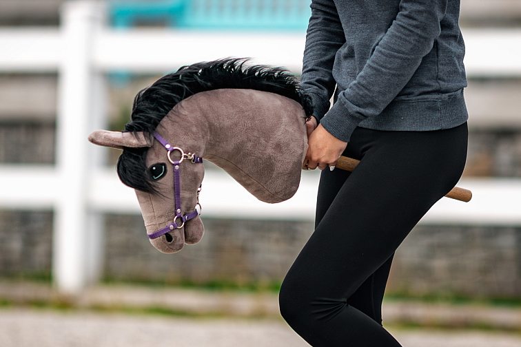 Hobby Horse Thor s černou ohlávkou