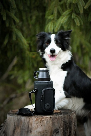 Multifunkční nerez termoska/láhev strawberry Chrápátko