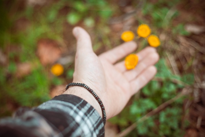 "Ich liebe Dich" - Armband mit Morsecode-Nachricht