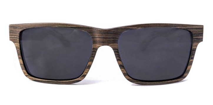 Holz-Sonnenbrille Woodfi Wanderer Schwarze Eiche